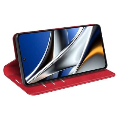 Xiaomi Poco X4 Pro „Split“ sērijas sarkans atvērams maciņš, maks | Vacins.lv