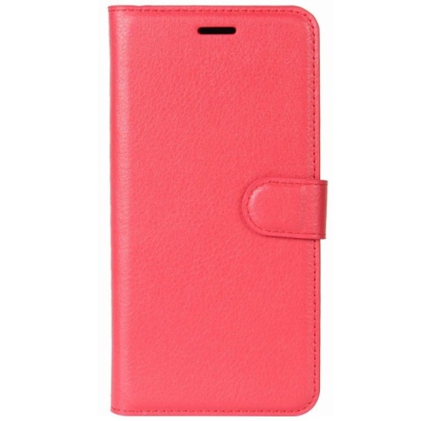 „Litchi“ atvēramais maciņš - sarkans (Xperia XZ1 Compact)