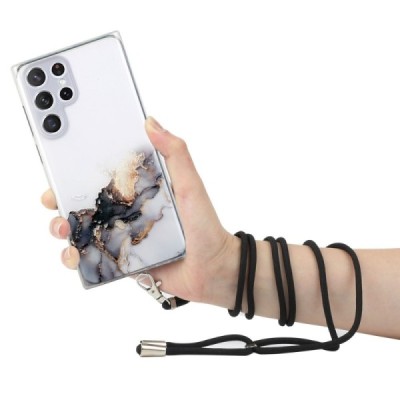 Samsung Galaxy S22 Ultra 5G (SM-S908X) „Marble“ Embossing cieta silikona (TPU) dzidrs apvalks | vacins.lv