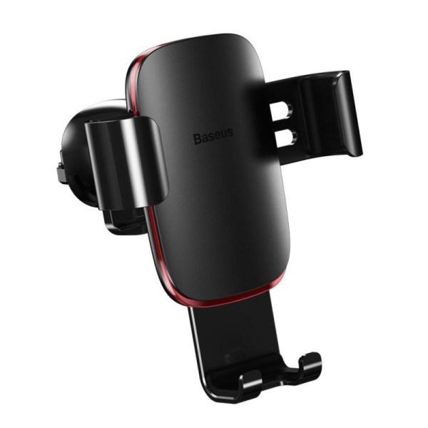 „Baseus“ Metal Age Gravity automobilinis telefono laikiklis (į groteles) - juodas