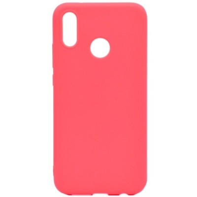 Huawei P20 Lite (Nova 3e) kieto silikono (TPU) dėklas raudonas - nugarėlė | Priedai.lt