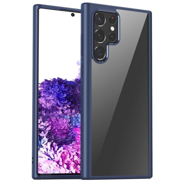„IPAKY“ Slim apvalks - dzidrs, zils (Galaxy S22 Ultra 5G)