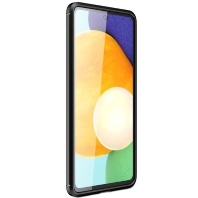 Samsung Galaxy A53 5G (SM-A536B) Carbon kieto silikono TPU juodas dėklas - nugarėlė | Priedai.lt