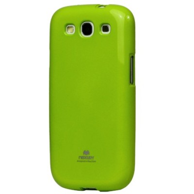 Samsung Galaxy S3 i9300 Mercury žalias kieto silikono tpu dėklas - nugarėlė / Priedai.lt