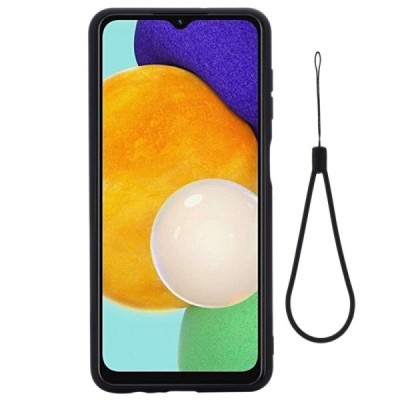 Samsung Galaxy A13 5G (A04s) „Shell“ cieta silikona (TPU) melns apvalks | vacins.lv