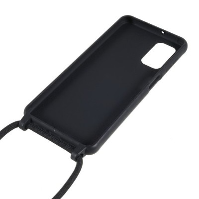 Samsung Galaxy A13 5G (4G) Strap cieta silikona (TPU) melns apvalks | vacins.lv