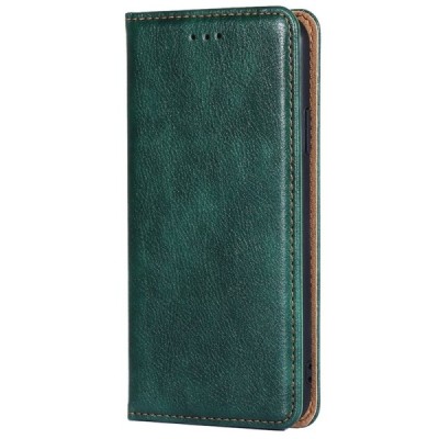 Solīds Samsung Galaxy A13 5G (A04s) zaļš ādas atvērams maciņš | Vacins.lv