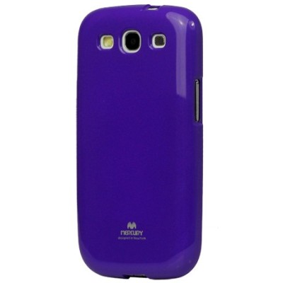Samsung Galaxy S3 i9300 Mercury violetinis kieto silikono tpu dėklas - nugarėlė / Priedai.lt