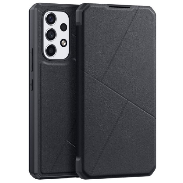 „Dux Ducis“ Skin X atvērams maciņš - melns (Galaxy A53)