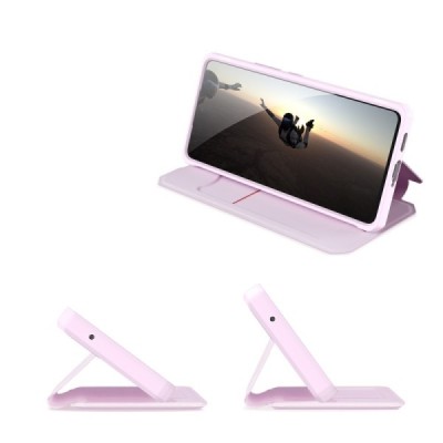 Samsung Galaxy A53 5G (SM-A536B) Dux Ducis Skin X sērijas rozs ādas atvērams maciņš | Vacins.lv