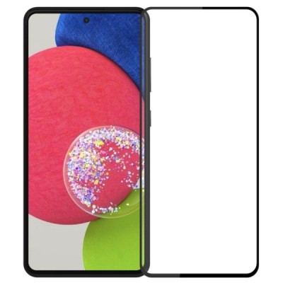 Samsung Galaxy A53 5G (SM-A536B) Mofi Tempered Glass melns ekrāna aizsargstikls | Vacins.lv