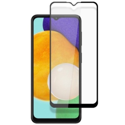Samsung Galaxy A13 5G (SM-A136U) „Mocolo“ 2.5D Tempered Glass melns ekrāna aizsargstikls | Vacins.lv