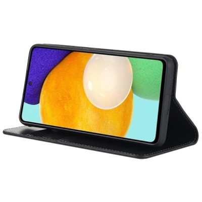 „Deluxe“ Samsung Galaxy A53 5G (SM-A536B) melns ādas atvērams maciņš | Vacins.lv