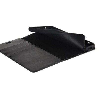 „Deluxe“ Samsung Galaxy A53 5G (SM-A536B) melns ādas atvērams maciņš | Vacins.lv