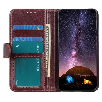 Xiaomi Poco X4 Pro sērijas brūns atvērams maciņš, maks | Vacins.lv