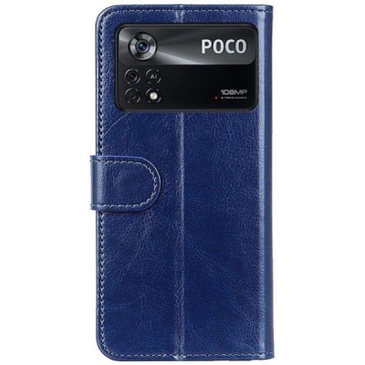 Xiaomi Poco X4 Pro sērijas zils atvērams maciņš, maks | Vacins.lv
