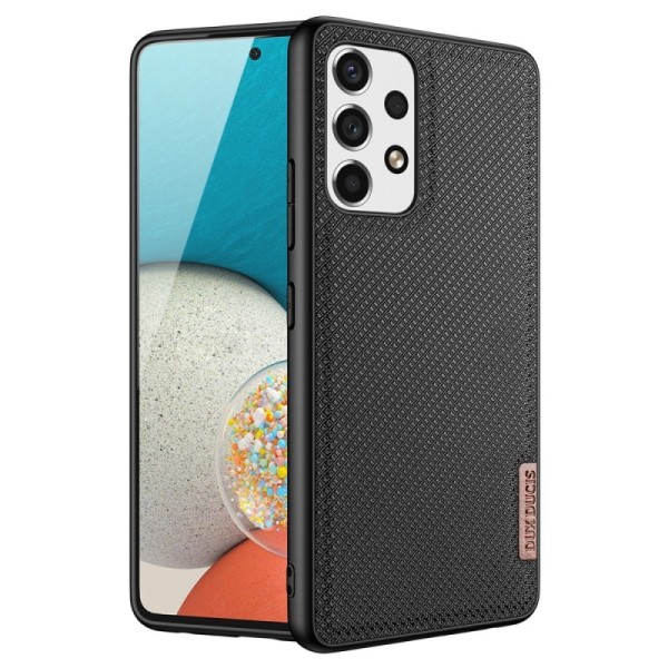 „Dux Ducis“ Fino apvalks - melns (Galaxy A53)