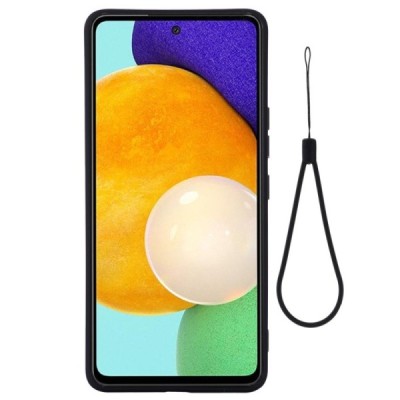 Samsung Galaxy A53 5G (SM-A536B) „Shell“ cieta silikona (TPU) melns apvalks | vacins.lv