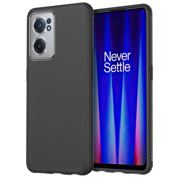 „Jazz“ cieta silikona (TPU) apvalks - melns (OnePlus Nord CE 2)