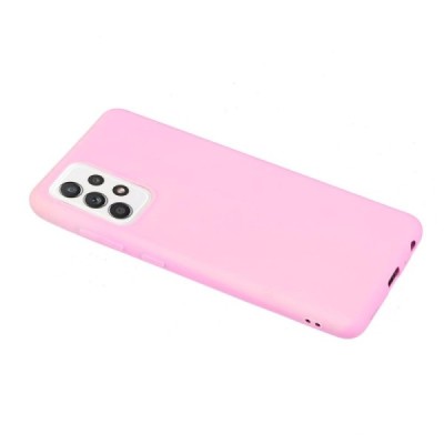 Samsung Galaxy A53 5G (SM-A536B) kieto silikono (TPU) dėklas rožinis - nugarėlė | Priedai.lt