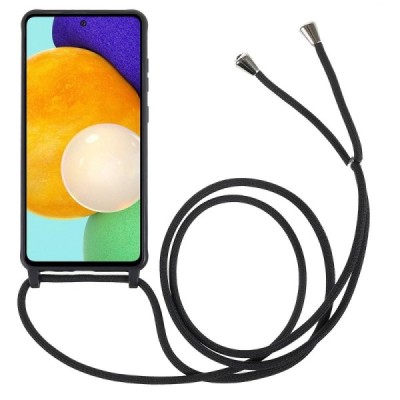 Samsung Galaxy A53 5G (SM-A536B) Strap cieta silikona (TPU) melns apvalks | vacins.lv