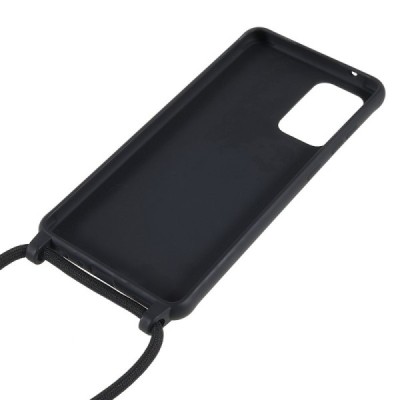 Samsung Galaxy A53 5G (SM-A536B) Strap cieta silikona (TPU) melns apvalks | vacins.lv