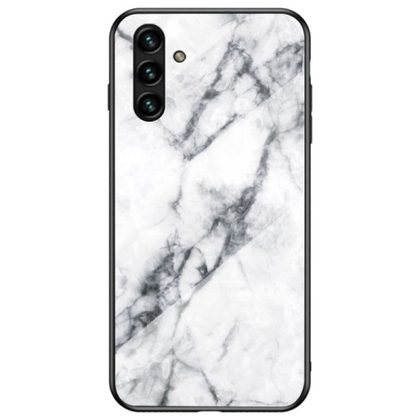 „Marble“ cieta silikona (TPU) apvalks - balts (Galaxy A13 5G / A04s)