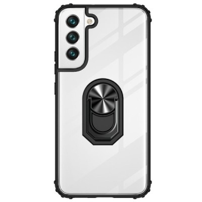 Samsung Galaxy A13 5G (A04s) „Fashion“ Kickstand kieto silikono TPU skaidrus dėklas - nugarėlė | Priedai.lt