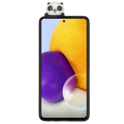 Samsung Galaxy A53 5G (SM-A536B) „Squezy“ cieta silikona (TPU) melns apvalks | vacins.lv