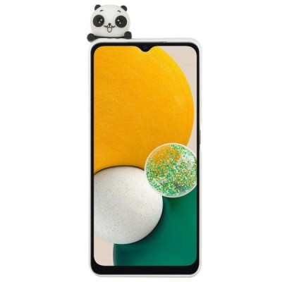 Samsung Galaxy A13 5G „Squezy“ Panda kieto silikono TPU juodas dėklas - nugarėlė | Priedai.lt