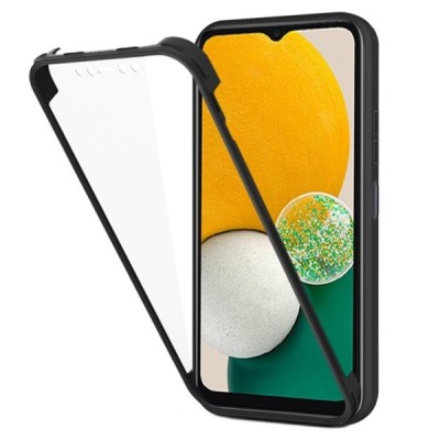 „Straight“ 360 Samsung Galaxy A13 5G (A04s) juodas kieto silikono (TPU) dėklas | Priedai.lt