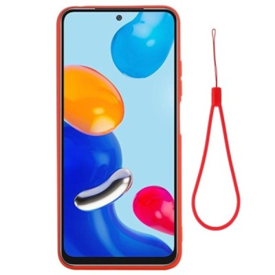 Xiaomi Redmi Note 11 Pro „Shell“ cieta silikona (TPU) sarkans apvalks | vacins.lv