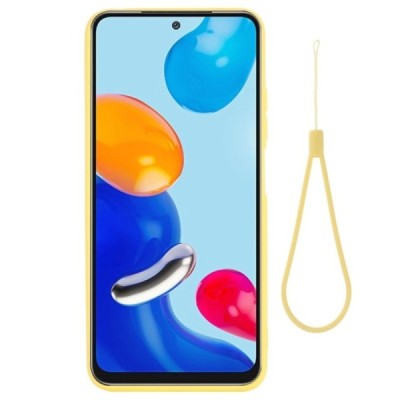 Xiaomi Redmi Note 11 Pro „Shell“ cieta silikona (TPU) dzeltens apvalks | vacins.lv