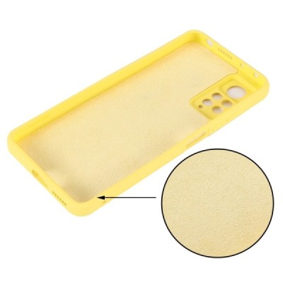 Xiaomi Redmi Note 11 Pro „Shell“ cieta silikona (TPU) dzeltens apvalks | vacins.lv