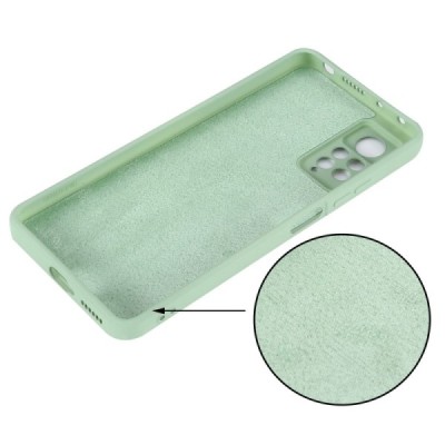 Xiaomi Redmi Note 11 Pro „Shell“ cieta silikona (TPU) zaļš apvalks | Vacins.lv