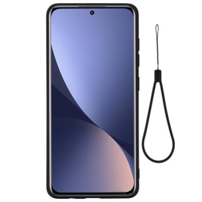 Xiaomi 12 Shell kieto silikono TPU juodas dėklas - nugarėlė | Priedai.lt