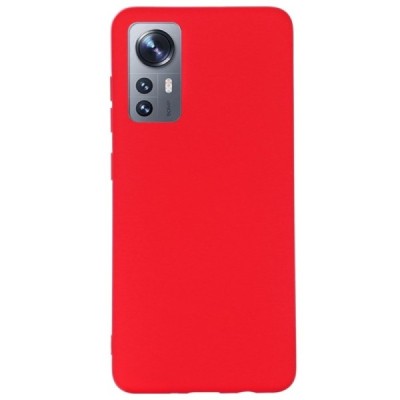 Xiaomi 12 „Shell“ cieta silikona (TPU) sarkans apvalks | vacins.lv
