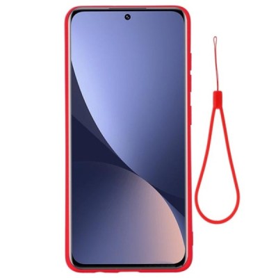 Xiaomi 12 „Shell“ cieta silikona (TPU) sarkans apvalks | vacins.lv