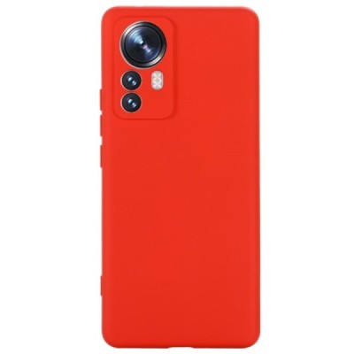 Xiaomi 12 Pro Shell kieto silikono TPU raudonas dėklas - nugarėlė | Priedai.lt