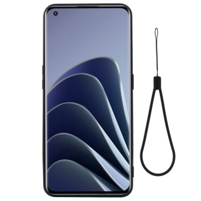 OnePlus 10 Pro „Shell“ cieta silikona (TPU) melns apvalks | vacins.lv