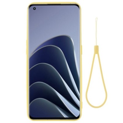 OnePlus 10 Pro „Shell“ cieta silikona (TPU) dzeltens apvalks | vacins.lv