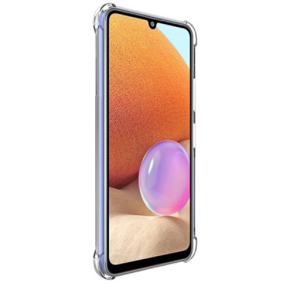 Samsung Galaxy A33 5G (SM-A336E) Imak pastiprinātas aizsardzības cieta silikona (TPU) dzidrs vāciņš + ekrāna aizsargplēve | Vaci