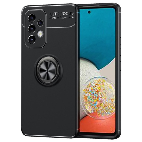 „Ring“ Kickstand (TPU) dėklas - juodas (Galaxy A33 5G)