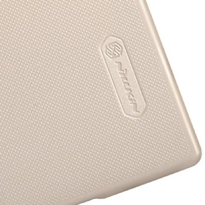 Huawei Ascend P7 Nillkin Frosted Shield zelts plastmasas futrālis + ekrāna aizsargplēve / Vacins.lv