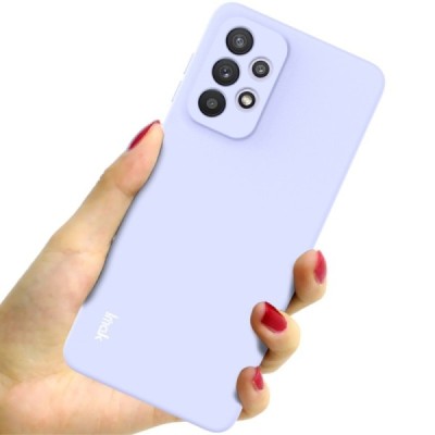 Samsung Galaxy A33 5G (SM-A336E) „Imak“ cieta silikona (TPU) violeta apvalks | vacins.lv