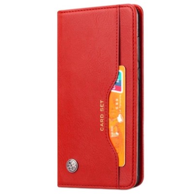 Greznais „Comma“ sērijas ādas atvērams sarkans Huawei P30 futrālis | Vacins.lv