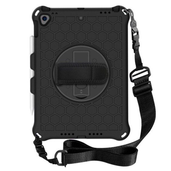 „Honeycomb“ pastiprinātas aizsardzības vāciņš - melns (iPad 10.2 2019 / 2020 / 2021)