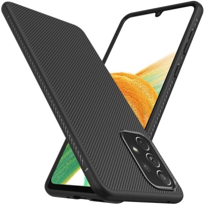 Samsung Galaxy A33 5G (SM-A336E) cieta silikona (TPU) melns apvalks | vacins.lv