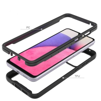 Samsung Galaxy A33 5G (SM-A336E) 5G „R-Just“ skaidrus sustiprintos apsaugos dėklas | Priedai.lt