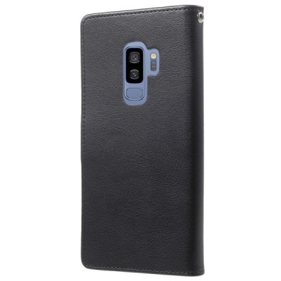 „Mercury“ Goospery Samsung Galaxy S9+ (G965) melns ādas maciņš | Vacins.lv